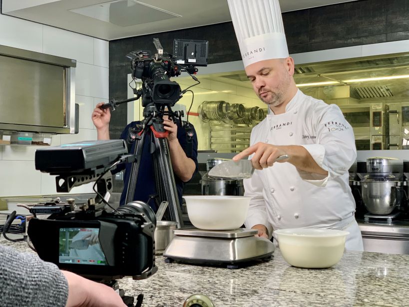 Captation d'un chef pâtissier